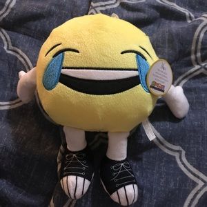 Emoji expressions small pillow